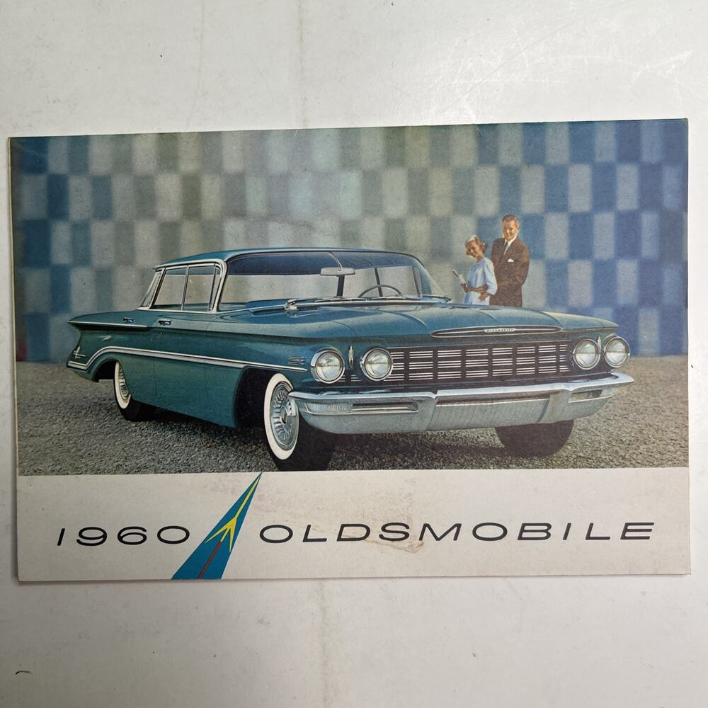 1960 Oldsmobile 98 88 Small Sales Brochure Poster Full Color